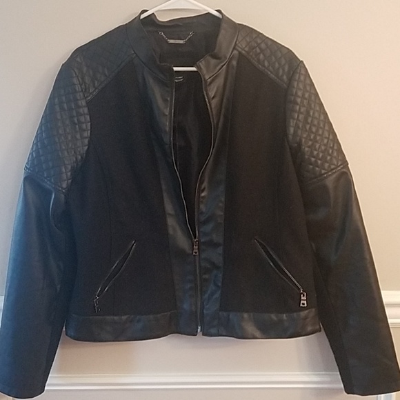 Black Biker Jacket - Picture 2 of 4